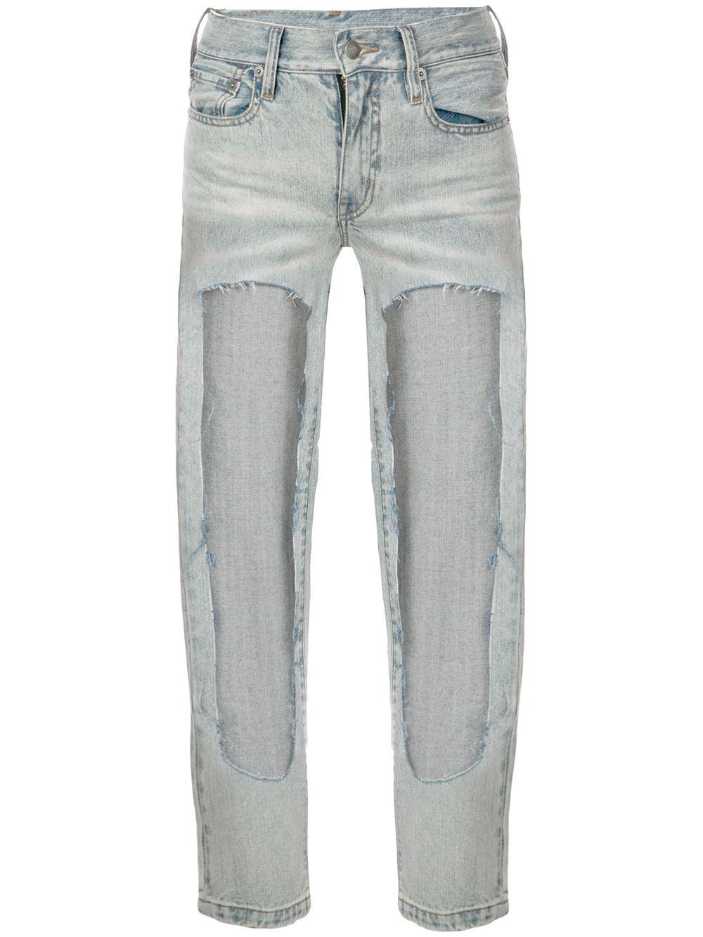 cut out jeans by HACULLA