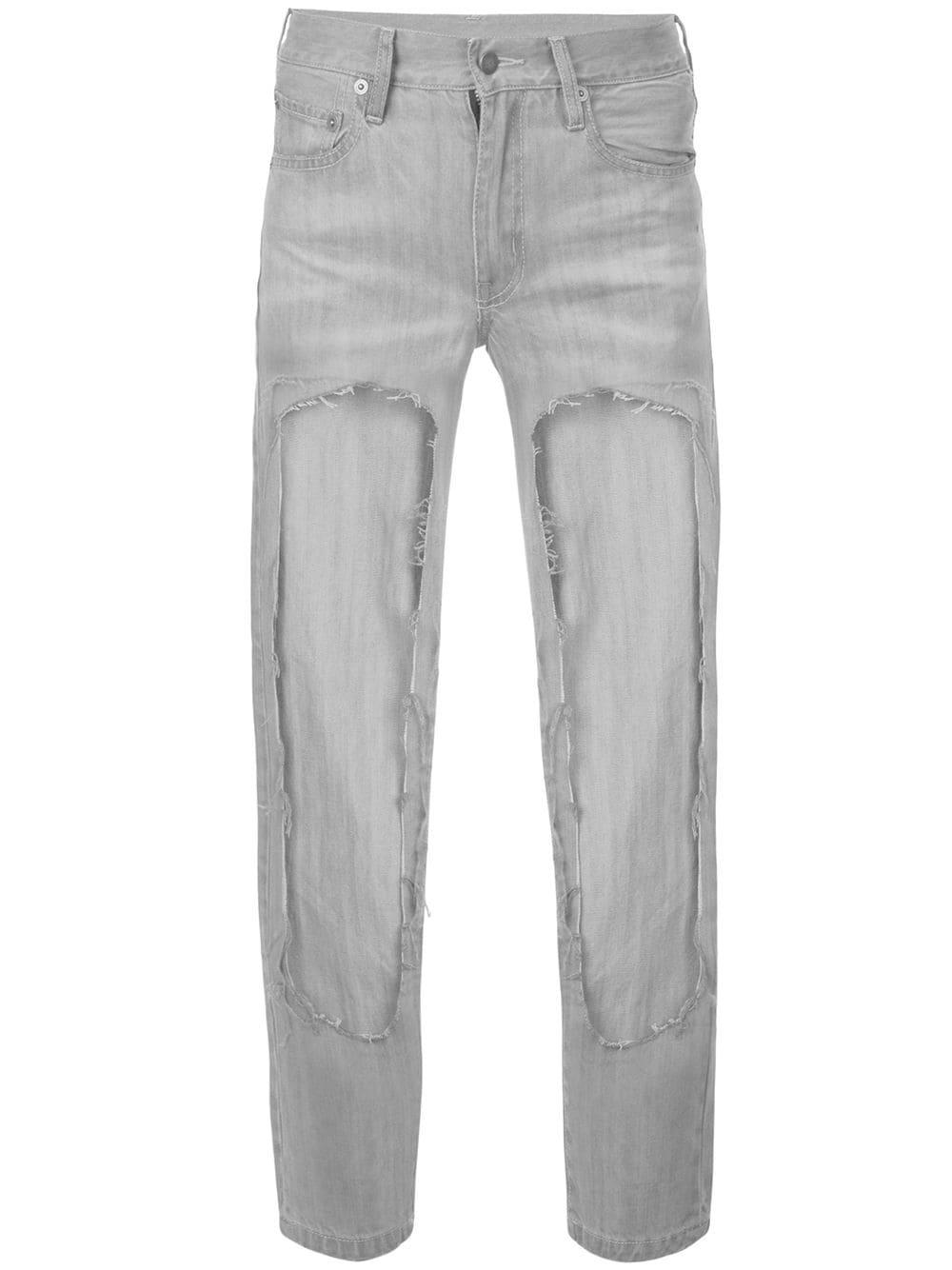 cut out jeans by HACULLA