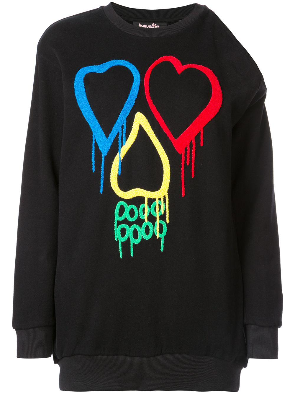 cut out sweatshirt by HACULLA