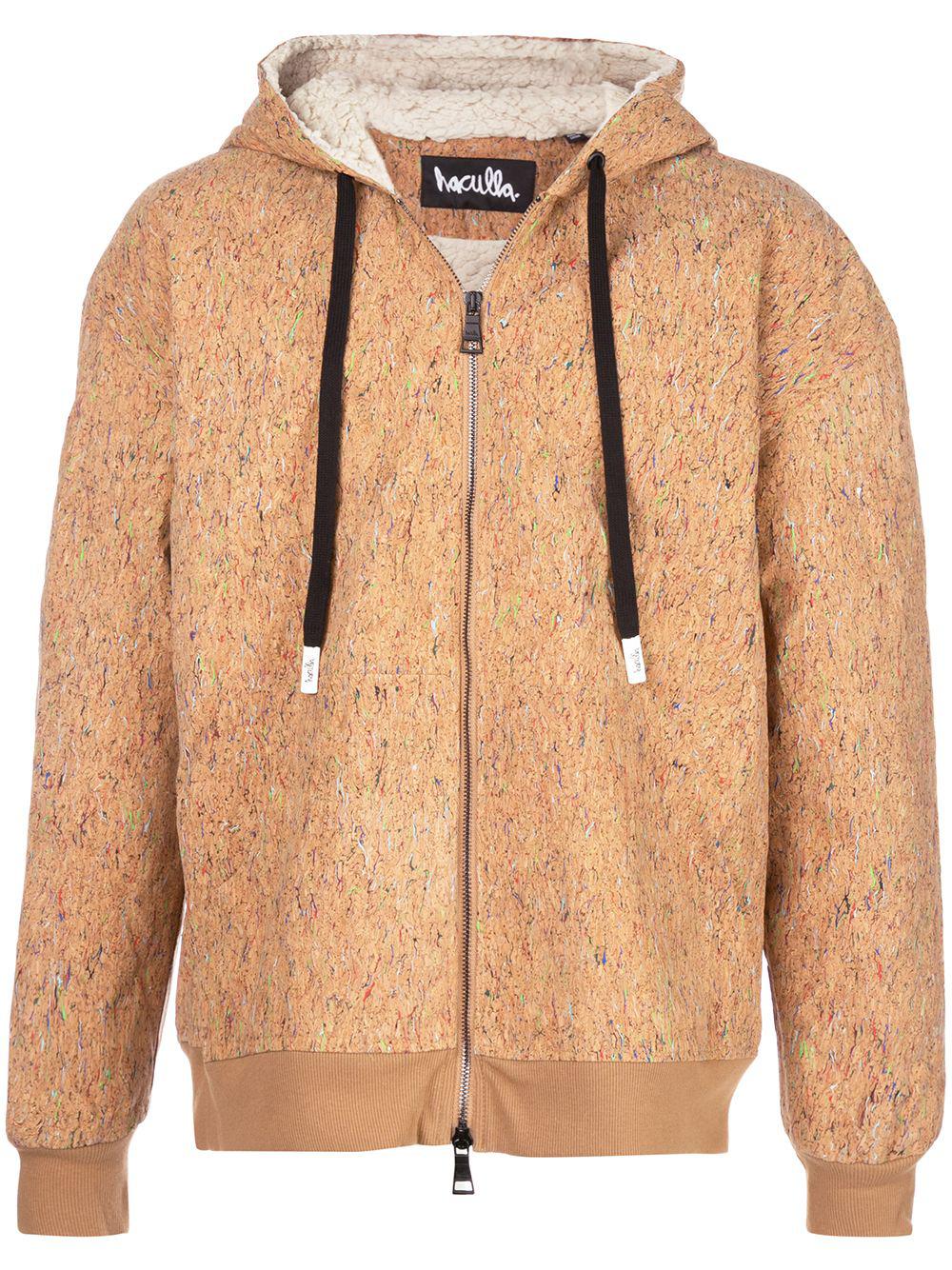 drop shoulder illustrated hoodie by HACULLA