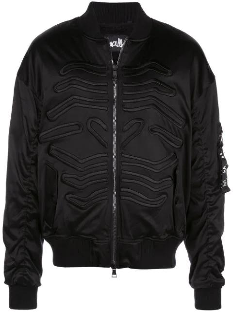 embroidered bomber jacket by HACULLA