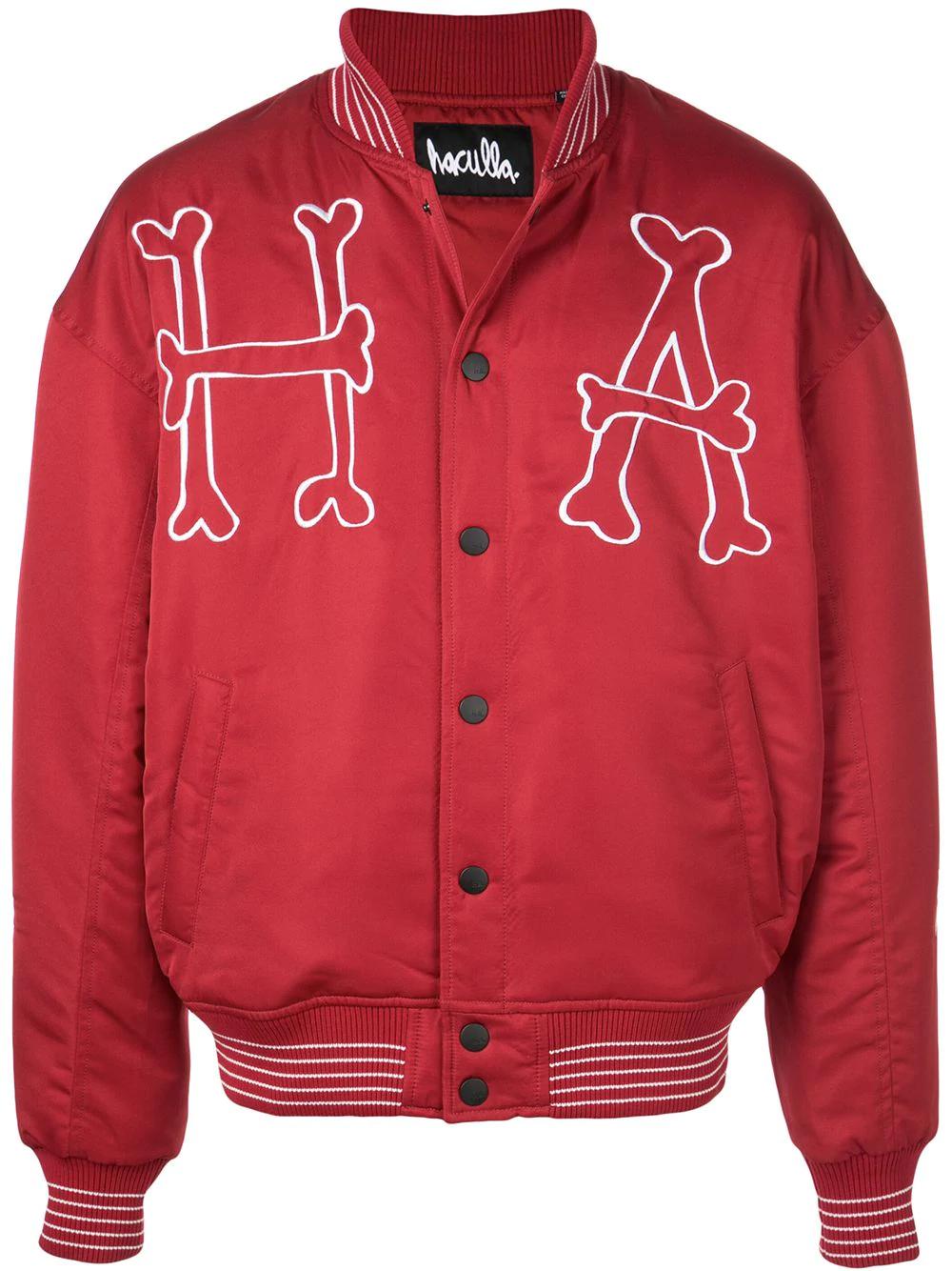 embroidered bomber jacket by HACULLA