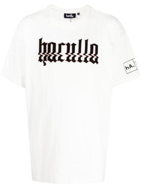 logo-print T-shirt by HACULLA
