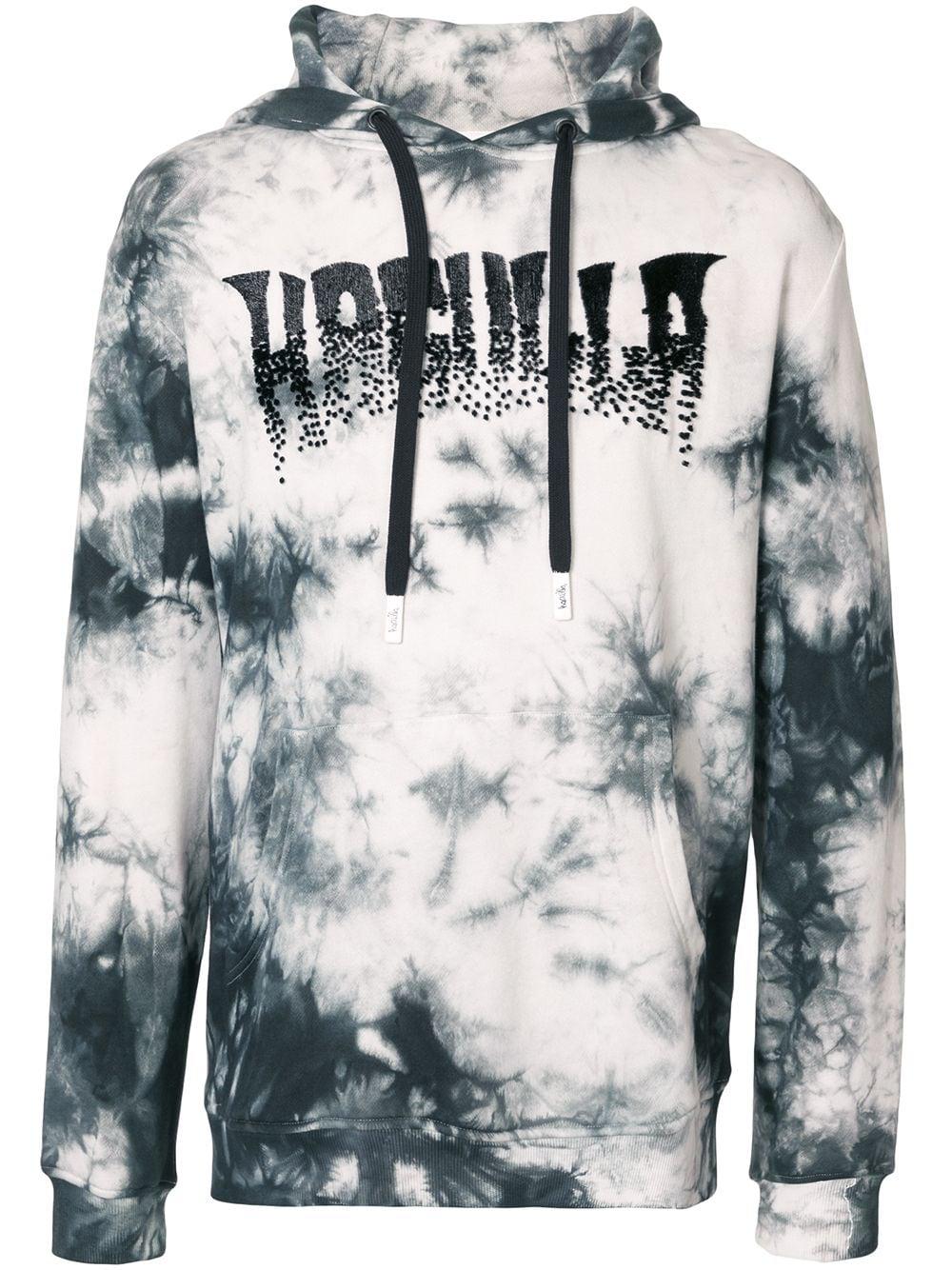 logo print hoodie by HACULLA