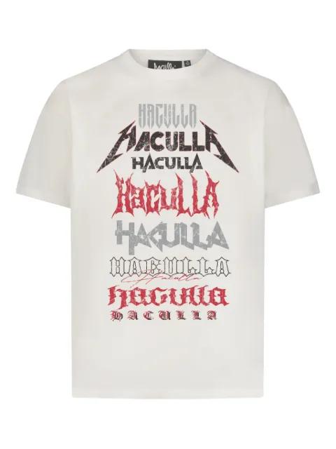 logo-print t-shirt by HACULLA