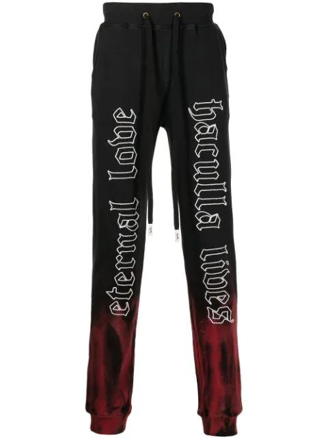 logo-print track pants by HACULLA