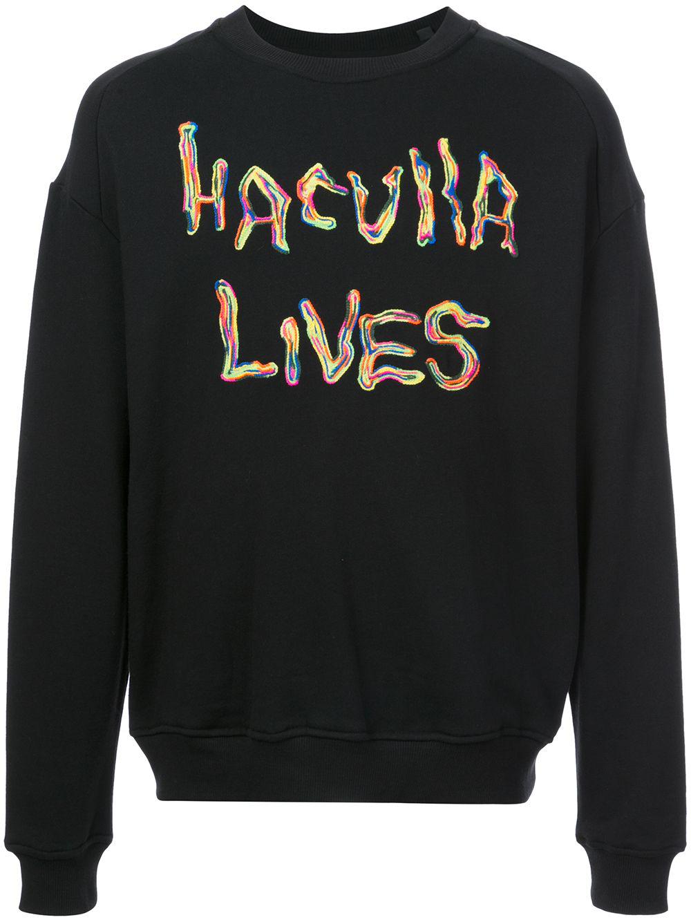oversized back print sweatshirt by HACULLA