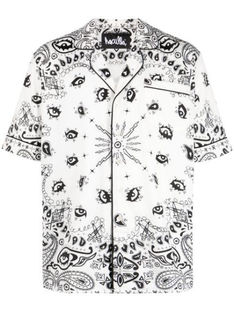 paisley-print button-up shirt by HACULLA