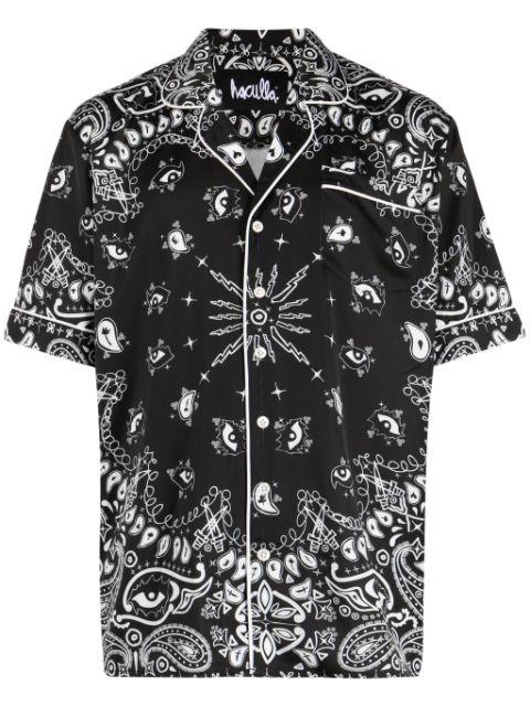 paisley-print button-up shirt by HACULLA