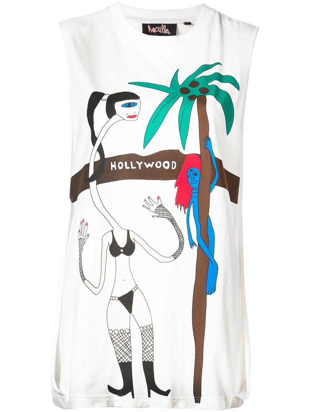 printed tank top by HACULLA