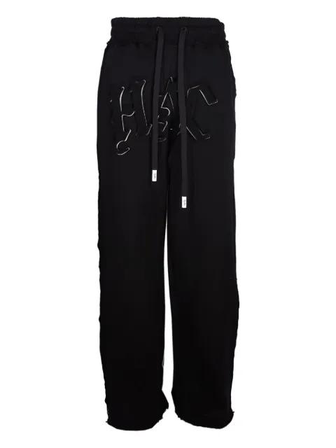 stacked logo knit trousers by HACULLA