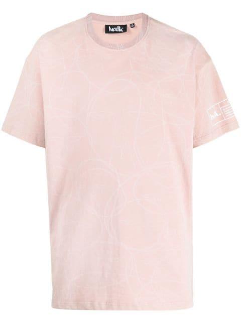 swirl-print T-shirt by HACULLA