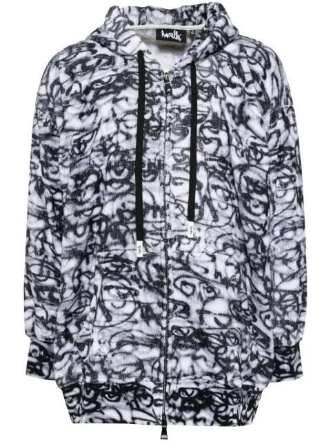 zip-up hoodied jacket by HACULLA