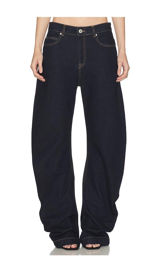 HAELO Banana Twist Flare Jean in Blue by HAELO