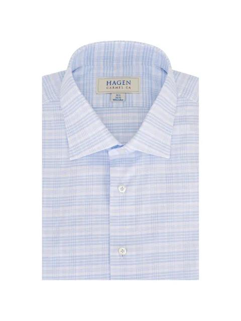 plaid-check shirt by HAGEN SHIRTS