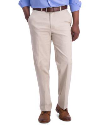 Men's Classic-Fit Flat-Front Dress Pants by HAGGAR