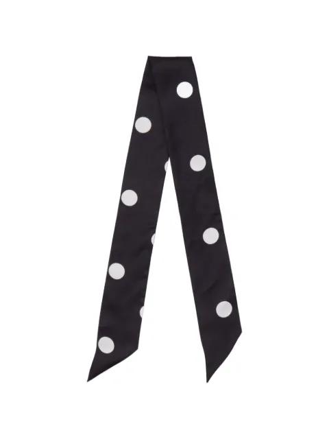 polka-dot skinny scarf by HAI