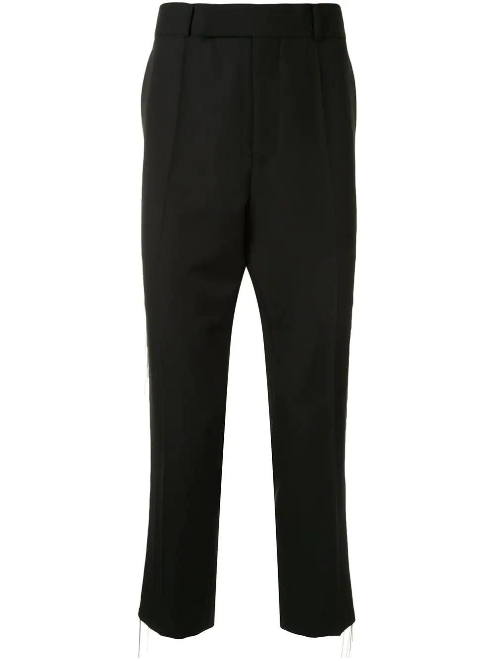 chain detail wool trousers by HAIDER ACKERMANN