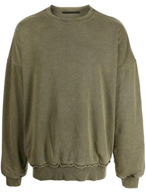 drop-shoulder long-sleeve sweatshirt by HAIDER ACKERMANN