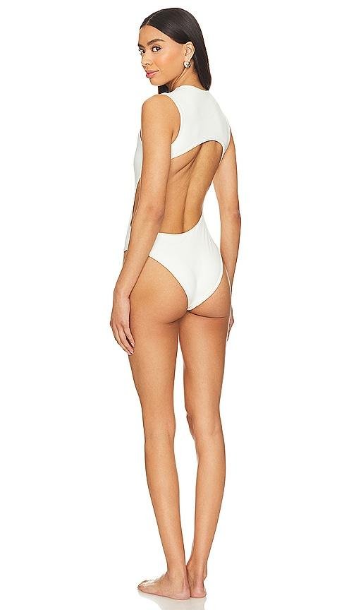 HAIGHT. Mariana One Piece in White by HAIGHT.