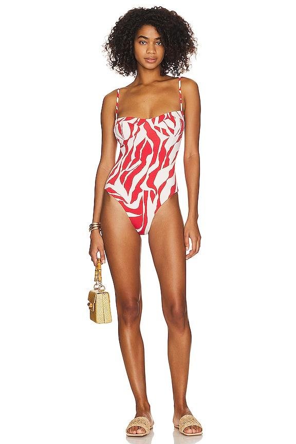 HAIGHT. Vintage One Piece in Red by HAIGHT.