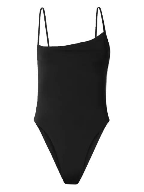 asymmetric-strap swimsuit by HAIGHT