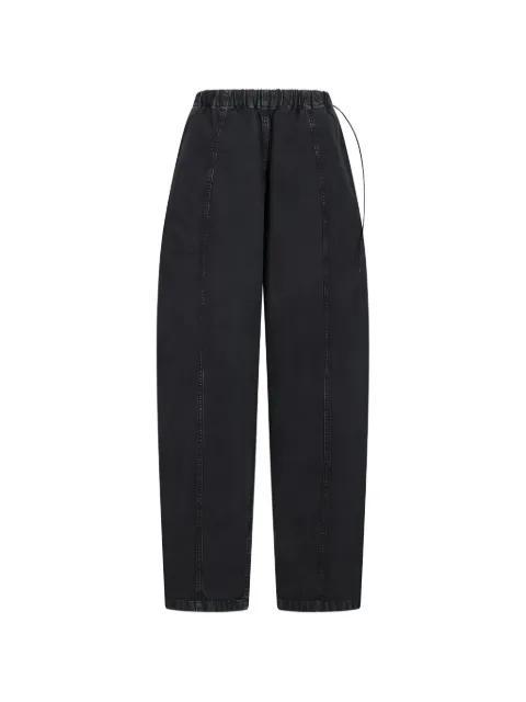 Angel drawstring twill trousers by HAIKURE