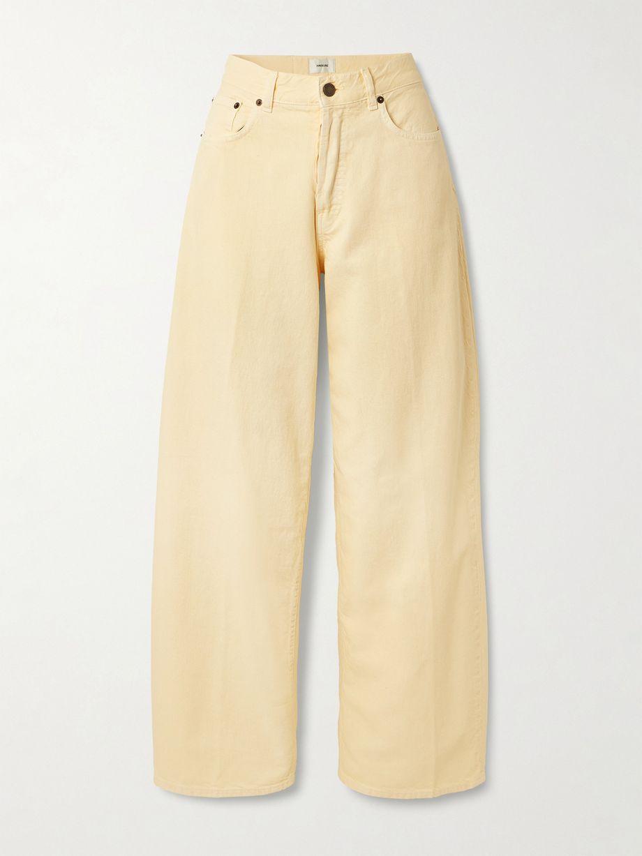 Bethany mid-rise wide-leg jeans by HAIKURE