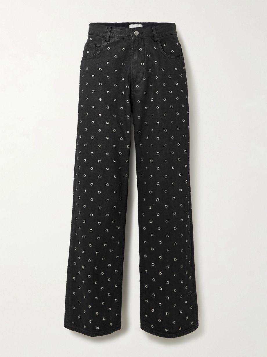 Bonnie embellished high-rise straight-leg jeans by HAIKURE Bonnie embellished high-rise straight-leg jeans by HAIKURE