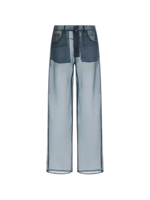 Bonnie silk jeans by HAIKURE