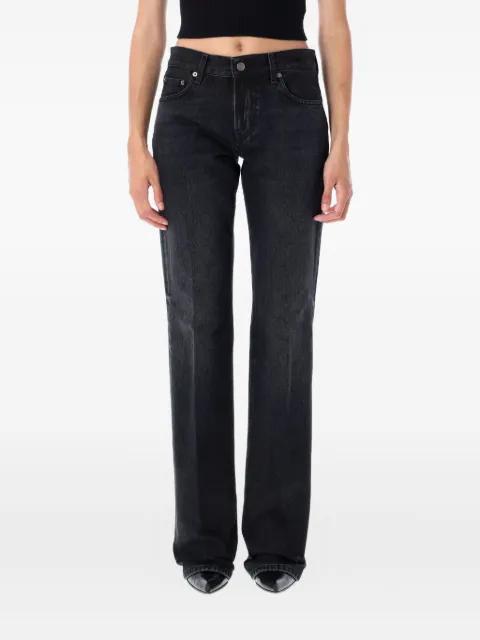 Carly mid-rise straight jeans by HAIKURE