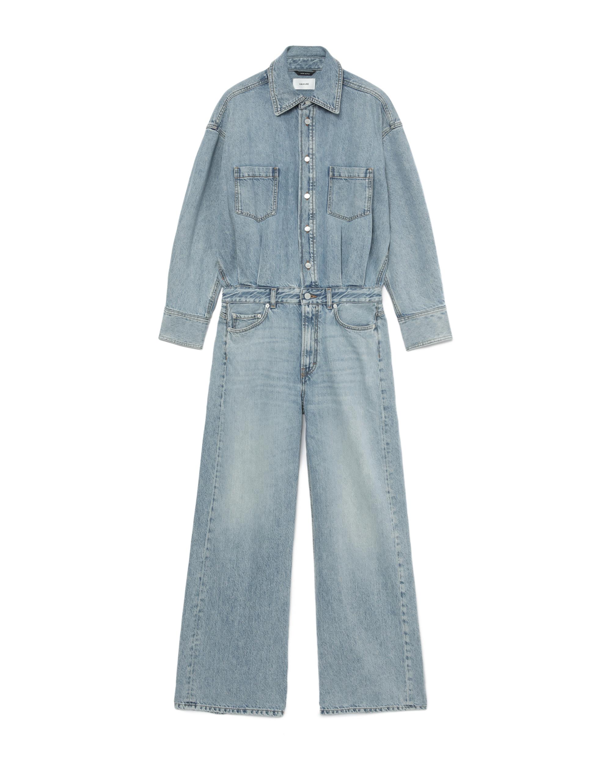 Denim jumpsuit by HAIKURE