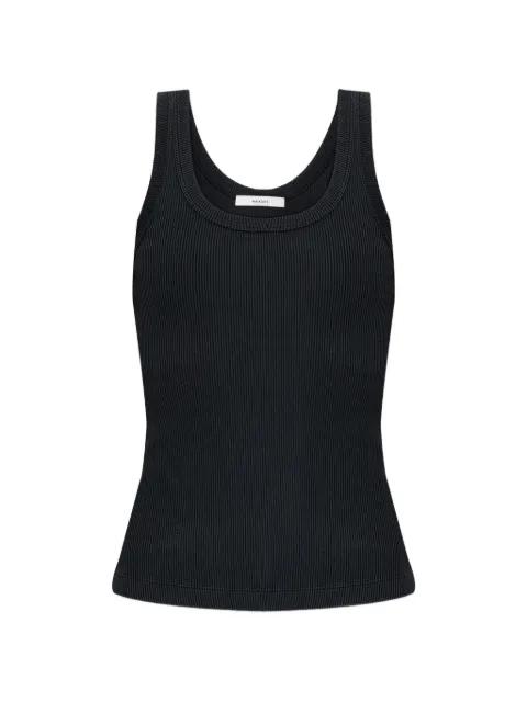 Gem ribbed-knit tank top by HAIKURE