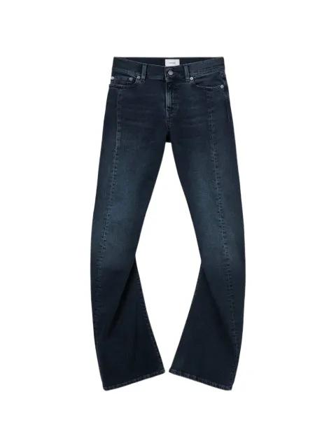 Gery five-pocket jeans by HAIKURE