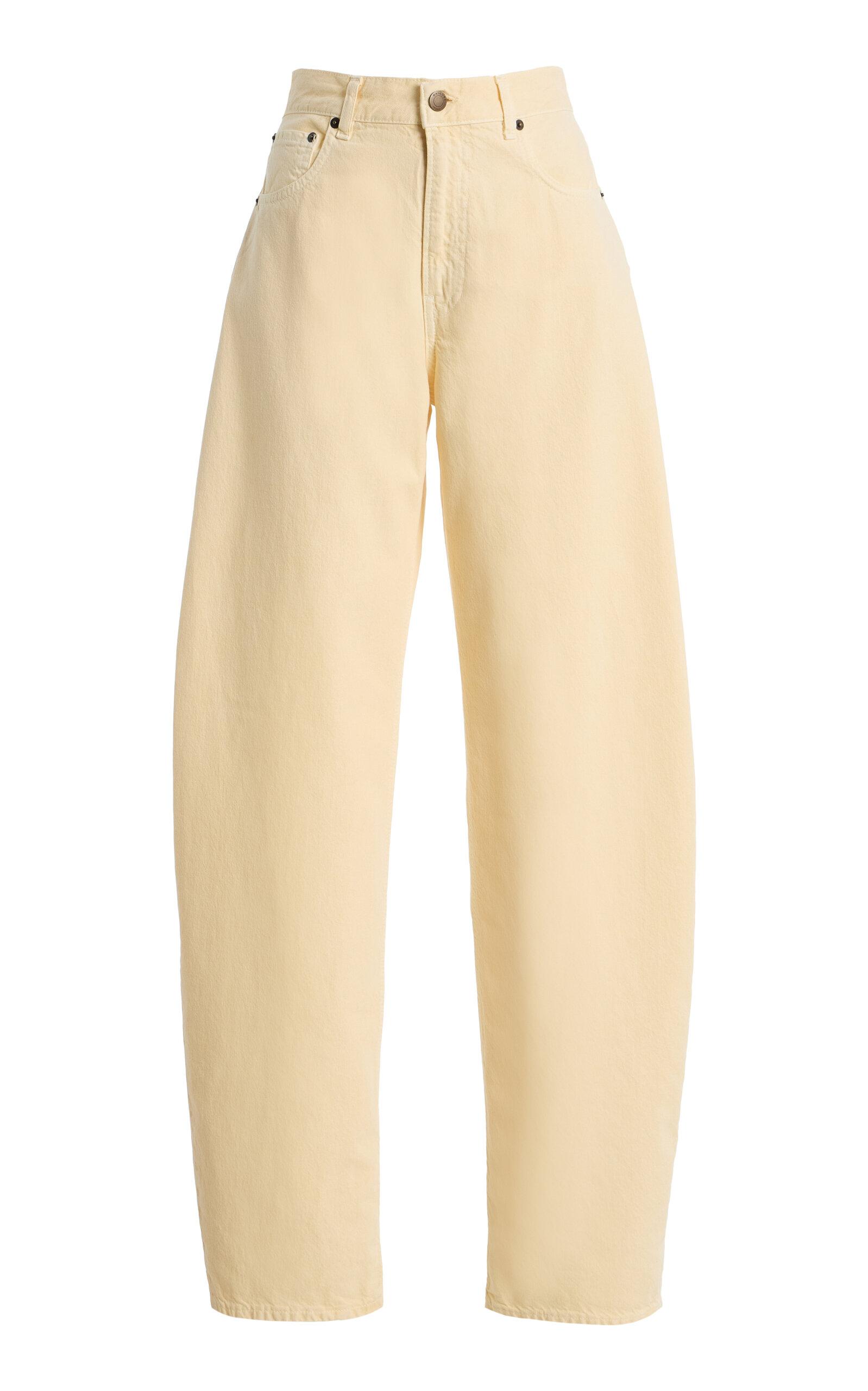 HAIKURE Bibi Cotton-Linen Twill 45 Mid-Rise Balloon-Leg Jeans - Moda Operandi by HAIKURE
