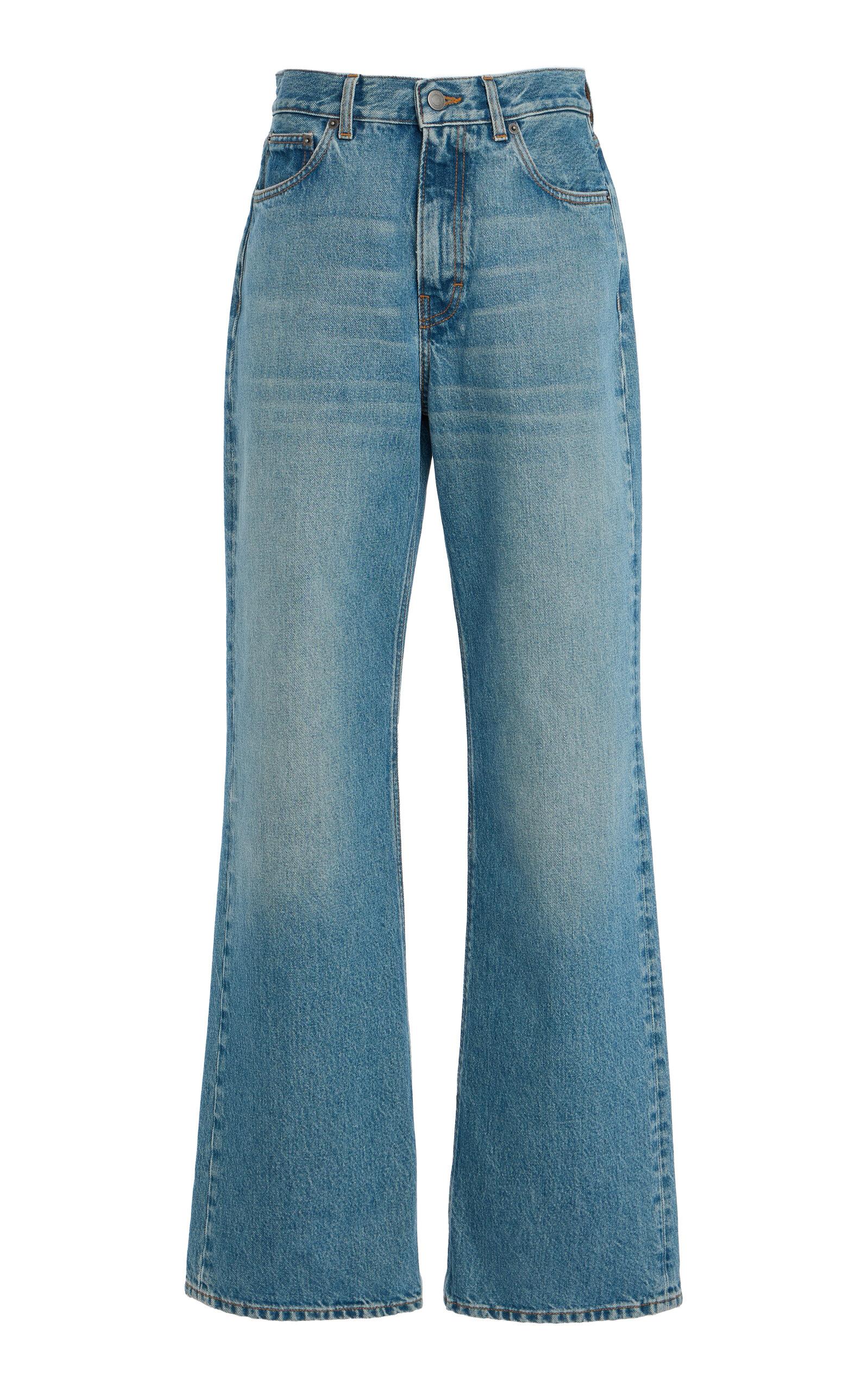 HAIKURE Korea Rigid Mid-Rise Flared-Leg Jeans - Moda Operandi by HAIKURE
