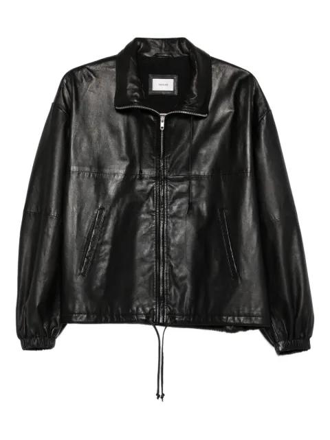 Jordan leather jacket by HAIKURE