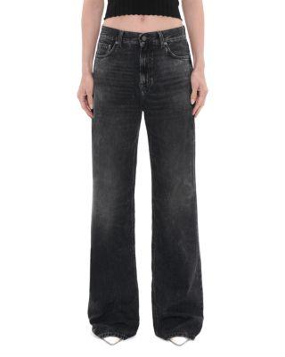 Korea Mid Rise Wide Leg Jeans n Authentic Black by HAIKURE