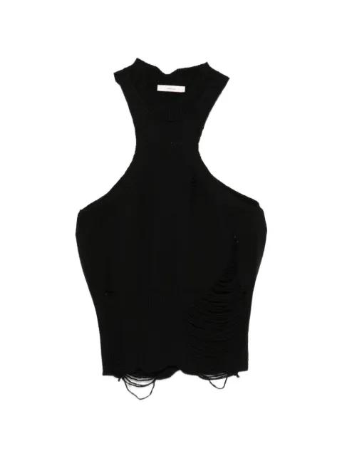 Liz ripped tank top by HAIKURE