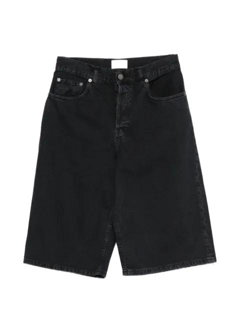New Becky Twill faded-effect denim shorts by HAIKURE