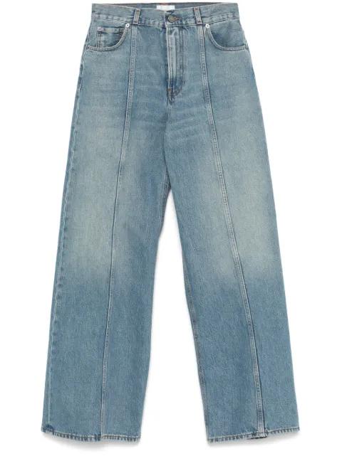 Peace wide-leg jeans by HAIKURE