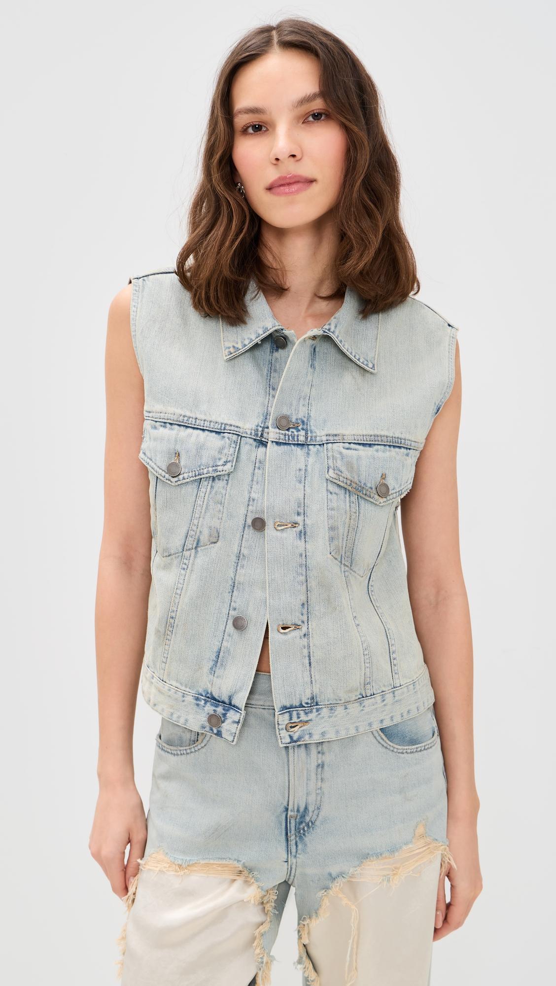 Ryder Dusty Blue Vest by HAIKURE