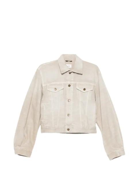 Simon Bull buttoned denim jacket by HAIKURE