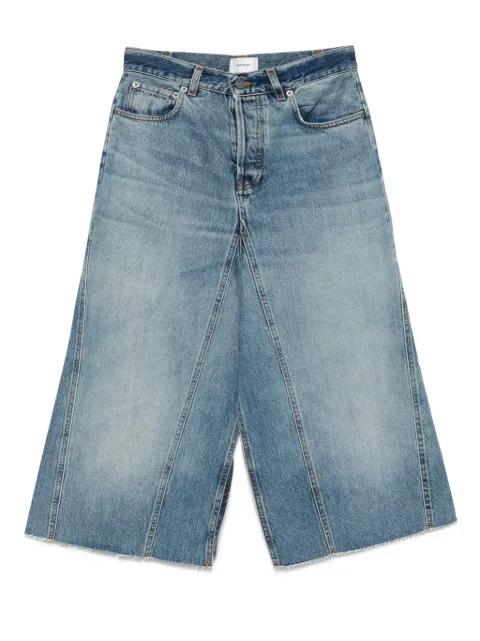 Stacy denim midi skirt by HAIKURE