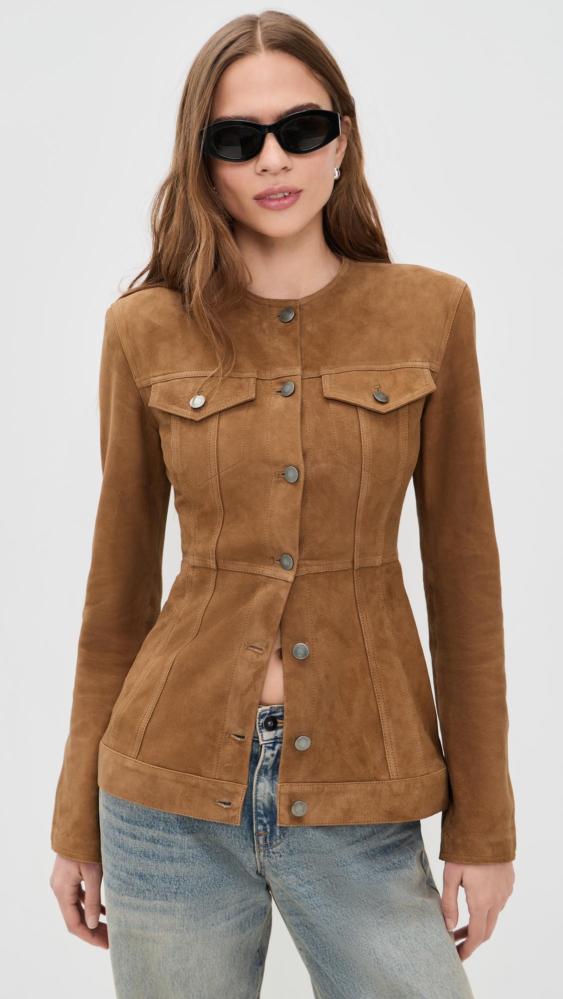 Temple Suede Jacket by HAIKURE