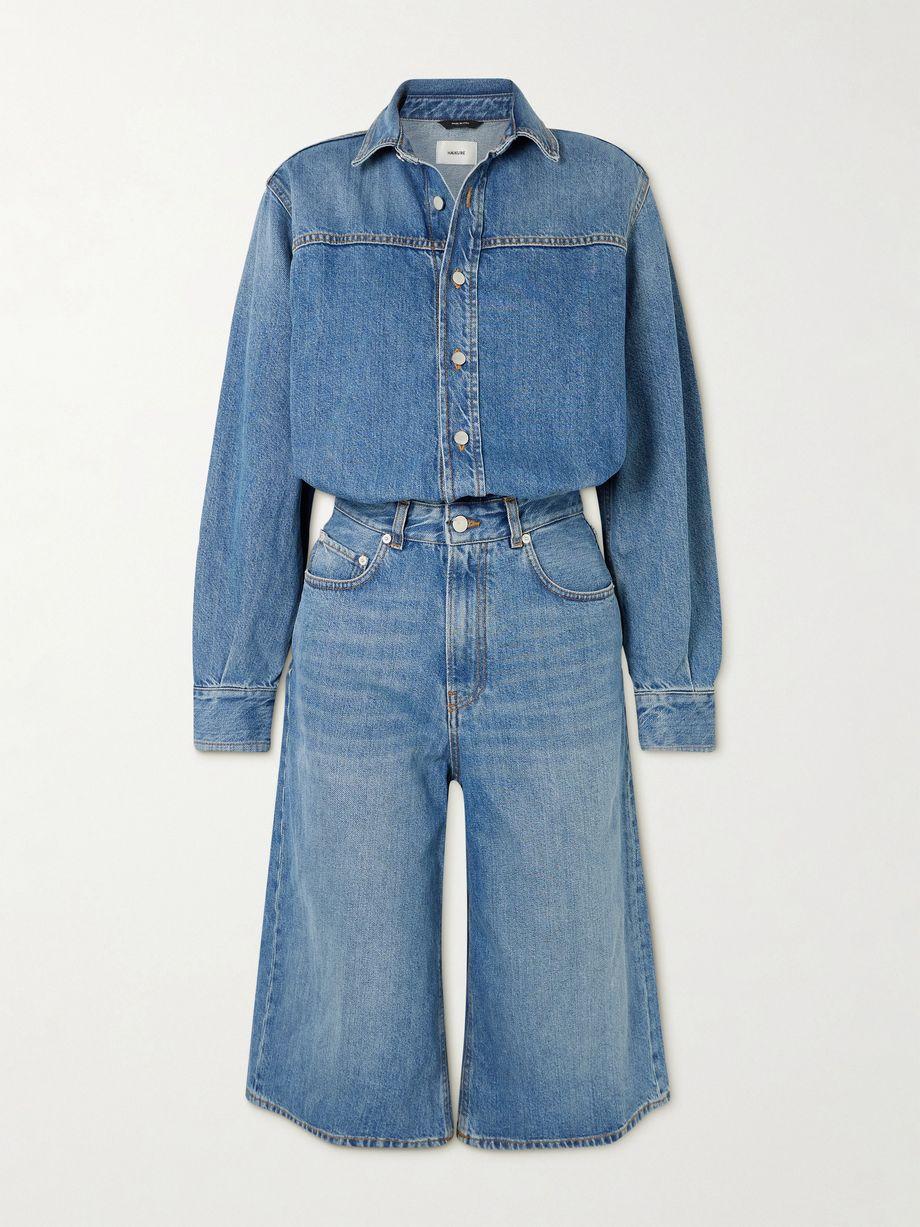 Tonya denim jumpsuit by HAIKURE