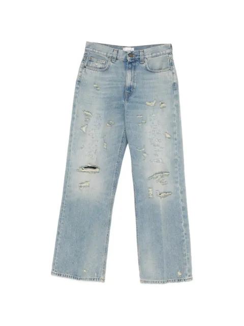 Winny Dirty Celestial distressed jeans by HAIKURE