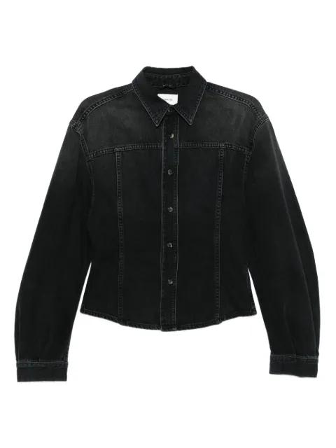 button-fastening denim jacket by HAIKURE