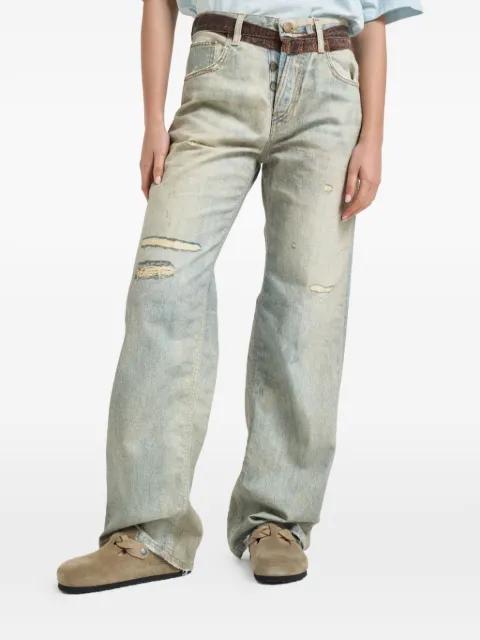 distressed jeans by HAIKURE
