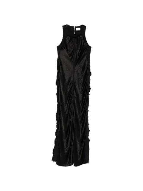 frayed midi dress by HAIKURE